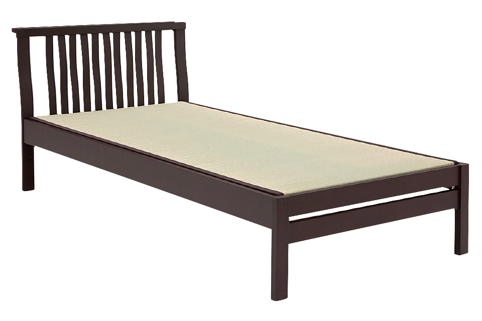 畳シングルベッド（ナチュラル、ブラウン） - アウトレット家具の赤や