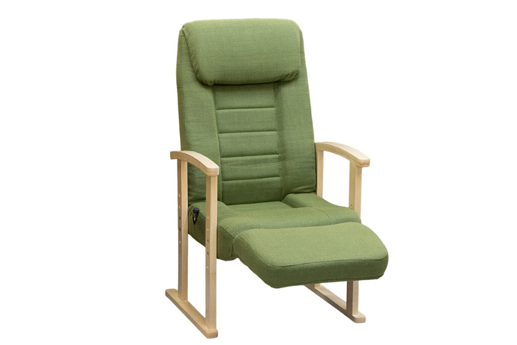 レバー式高座椅子 オットマン付き - アウトレット家具の赤や│奈良